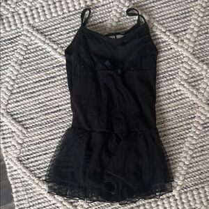 Freestyle Elegant Black Dance Outfit for Kids